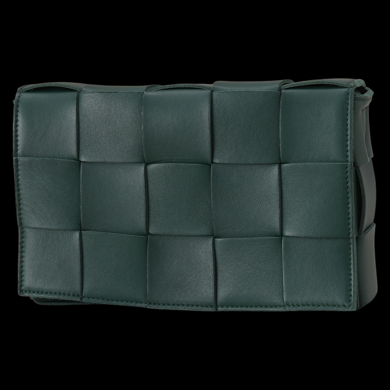 BOTTEGA VENETA(USED)보테가베네타 그린 카세트 미디움 백